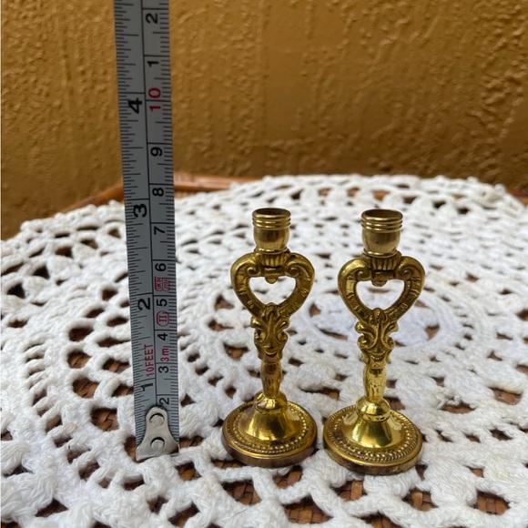 mini brass candle holders - Picture 1 of 1